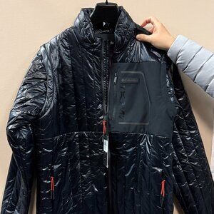 NEW Star Wars Columbia Jacket Adult Darth Vader Black Convertible 2 in 1